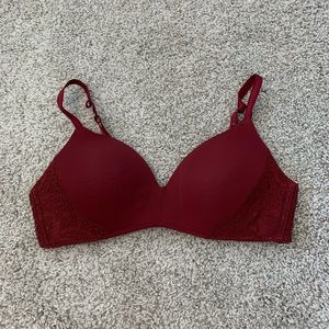 Red Lace Bra